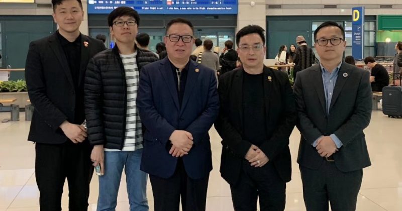 The Chinese UAV delegation entered South Korea.